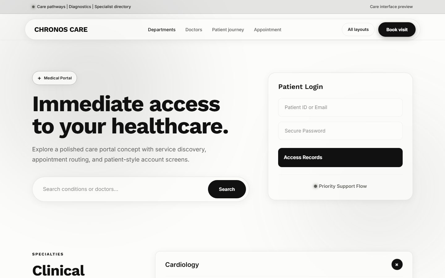 Medical Care hero preview